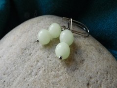 Náhrdelník - Tři kuličky larimaru