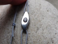 Náhrdelník - Tři kuličky larimaru