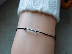 Náhrdelník - Tři kuličky larimaru