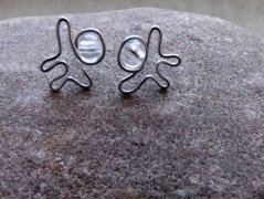 Náhrdelník - Tři kuličky larimaru