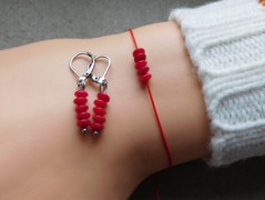 Náhrdelník - Tři kuličky larimaru