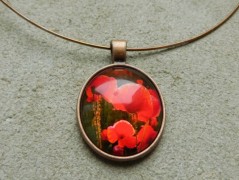 Náhrdelník - Tři kuličky larimaru