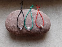 Náhrdelník - Tři kuličky larimaru