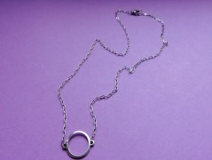 Náhrdelník - Tři kuličky larimaru