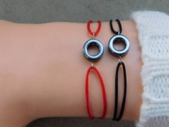 Náhrdelník - Tři kuličky larimaru