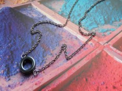 Náhrdelník - Tři kuličky larimaru