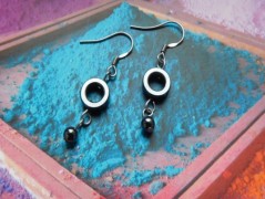 Náhrdelník - Tři kuličky larimaru