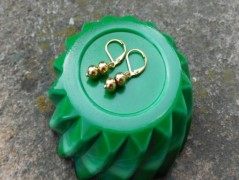 Náhrdelník - Tři kuličky larimaru