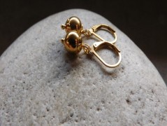 Náhrdelník - Tři kuličky larimaru