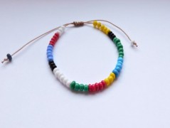 Náhrdelník - Tři kuličky larimaru