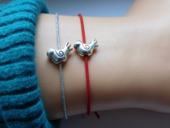 Náhrdelník - Tři kuličky larimaru