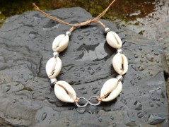 Náhrdelník - Tři kuličky larimaru