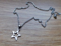 Náhrdelník - Tři kuličky larimaru