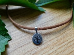 Náhrdelník - Tři kuličky larimaru