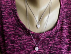 Náhrdelník - Tři kuličky larimaru