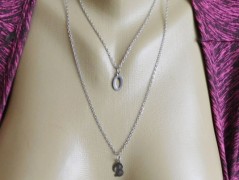 Náhrdelník - Tři kuličky larimaru