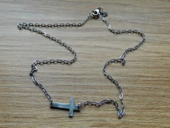 Náhrdelník - Tři kuličky larimaru