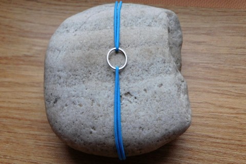 Náramek - nerezová karma náramek křížek nerez stříbrná křídla 