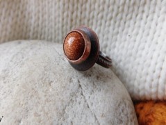 Náhrdelník - Tři kuličky larimaru