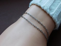 Náhrdelník - Tři kuličky larimaru