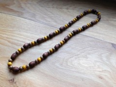 Náhrdelník - Tři kuličky larimaru