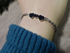 Náhrdelník - Tři kuličky larimaru