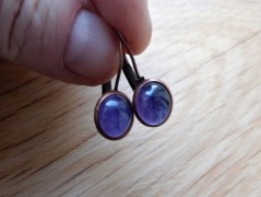 Náhrdelník - Tři kuličky larimaru