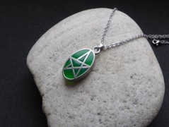 Náhrdelník - Tři kuličky larimaru