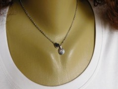 Náhrdelník - Tři kuličky larimaru