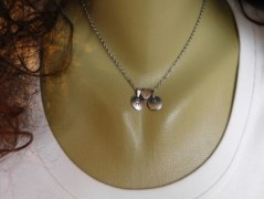 Náhrdelník - Tři kuličky larimaru