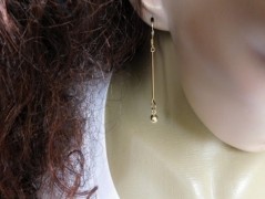 Náhrdelník - Tři kuličky larimaru