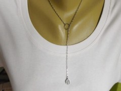 Náhrdelník - Tři kuličky larimaru