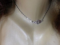 Náhrdelník - Tři kuličky larimaru