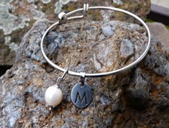 Náhrdelník - Tři kuličky larimaru