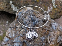 Náhrdelník - Tři kuličky larimaru