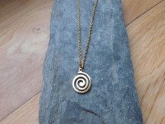 Náhrdelník - Tři kuličky larimaru