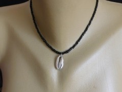 Náhrdelník - Tři kuličky larimaru