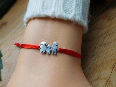 Náhrdelník - Tři kuličky larimaru