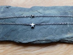 Náhrdelník - Tři kuličky larimaru