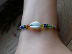 Náhrdelník - Tři kuličky larimaru