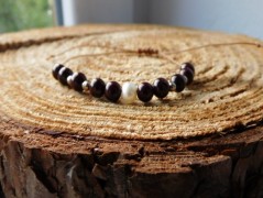 Náhrdelník - Tři kuličky larimaru