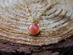 Náhrdelník - Tři kuličky larimaru