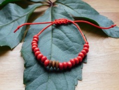 Náhrdelník - Tři kuličky larimaru