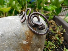 Náhrdelník - Tři kuličky larimaru