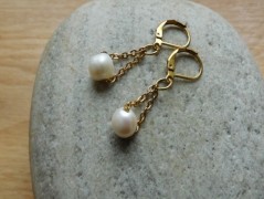 Náhrdelník - Tři kuličky larimaru