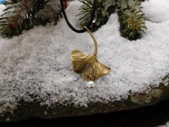 Náhrdelník - Tři kuličky larimaru