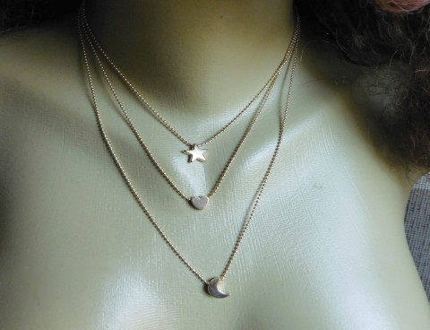 Náhrdelník - Tři v jednom náhrdelník originalita gold filled zlatá barva svátostka 