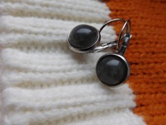 Náhrdelník - Tři kuličky larimaru