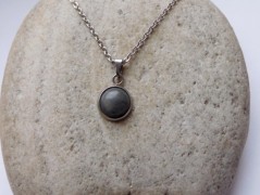 Náhrdelník - Tři kuličky larimaru