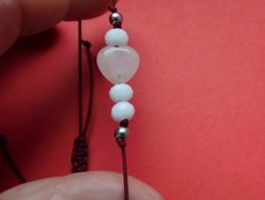 Náhrdelník - Tři kuličky larimaru